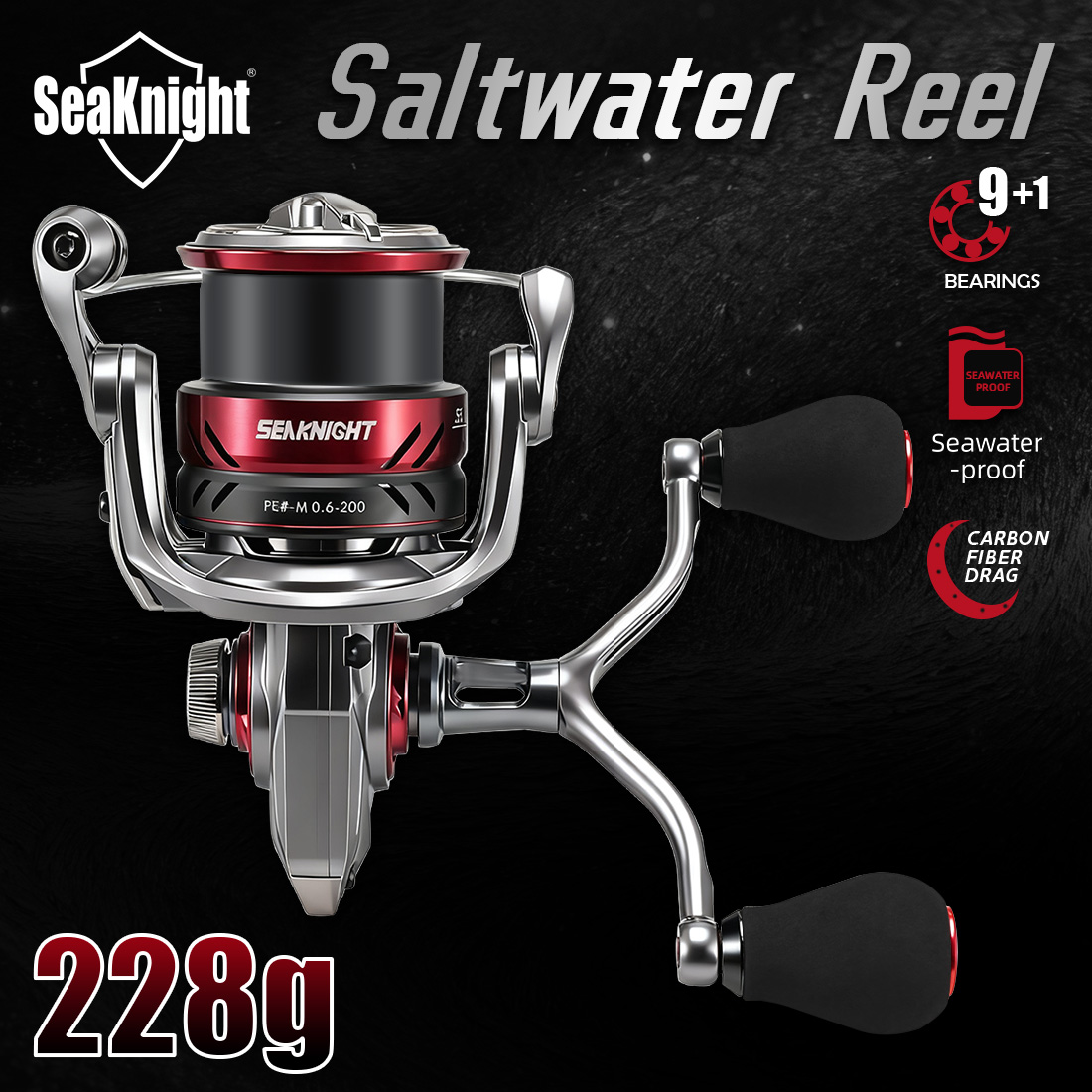 Abu Garcia Reel Max - Carrete de Pesca Giratorio Serie SLARDAR