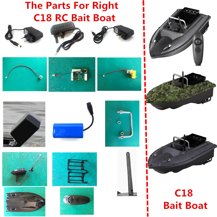 Fishing Boat Cover - C18 Control remoto RC buscador de