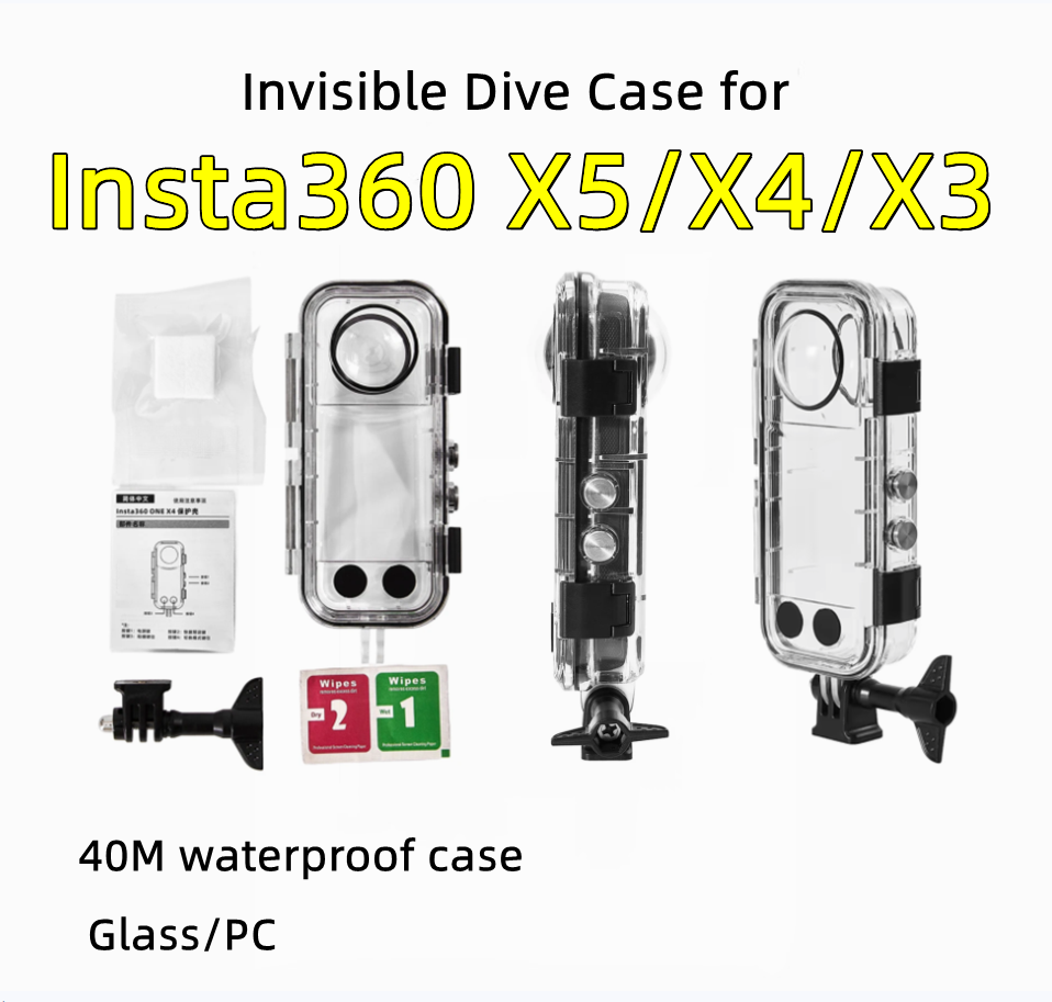 Fishing Boat Cover - Carcasa Invisible para Insta360 X3 X4