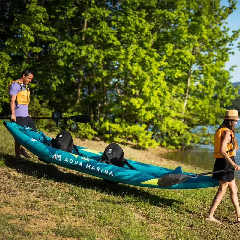 Canoa Kayak Inflable para 1-2  - Fishing Boat Seat reseña y precio